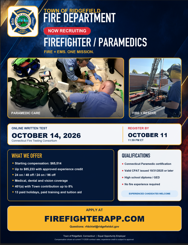 firefighter paramedic hiring flyer oct 2026